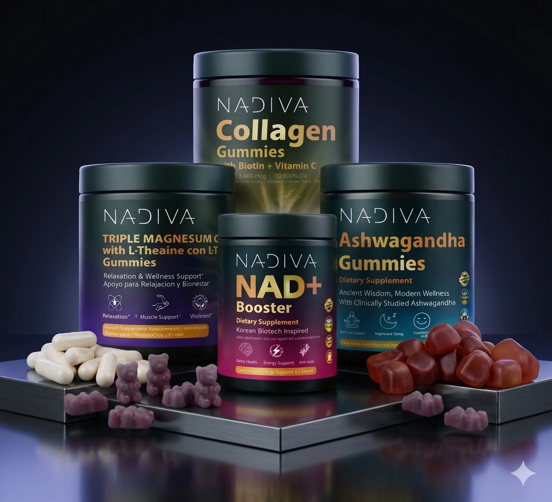 Nadiva Lab supplement collection